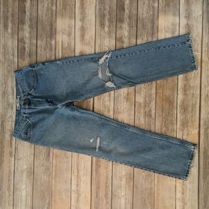 Vintage Lee Regular Fit Distressed Jeans